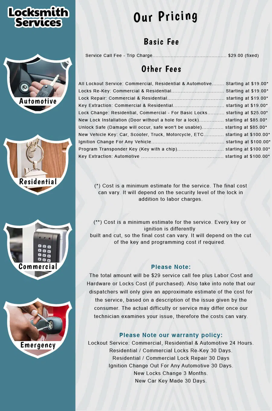 Metro Master Locksmith Dayton, OH 937-964-4064